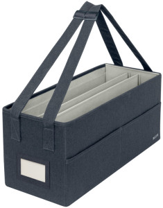 LEITZ Sac de rangement Hot Desking, en tissu, gris velours