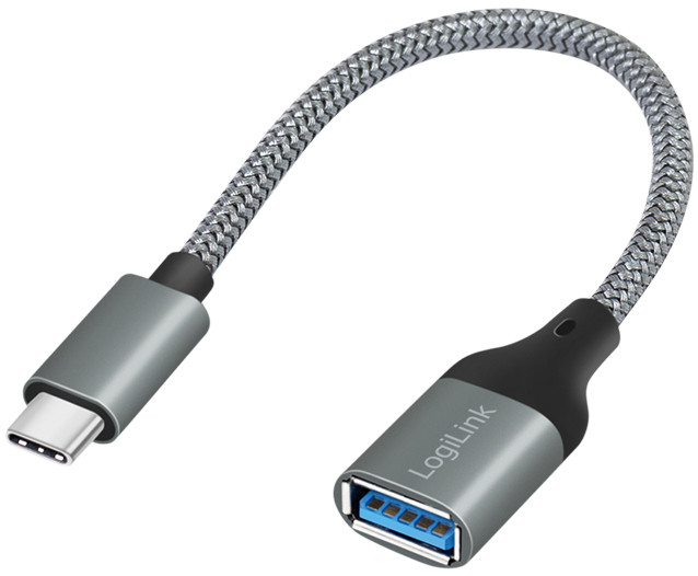 LogiLink Câble adaptateur USB 3.2, USB-C mâle USB-A femelle