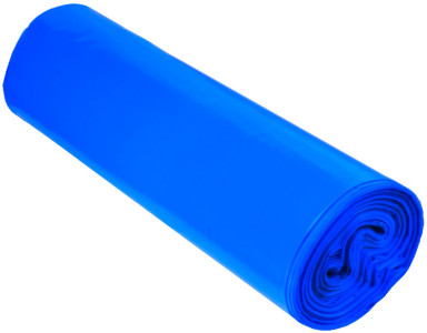 dm-folien Sac poubelle, bleu, 120 litres, LDPE, 100 microns