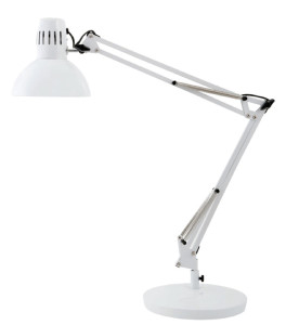 ALBA Lampe de bureau ARCHI N, pince/socle, noir