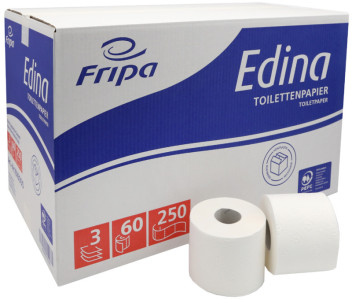 Fripa Papier toilette Edina, 3 couches, extra blanc