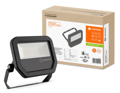 LEDVANCE Projecteur LED FLOODLIGHT, 20 watts, 3000K BK