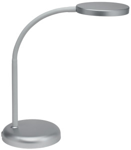 MAUL Lampe de bureau à LED MAULjoy, socle, argent