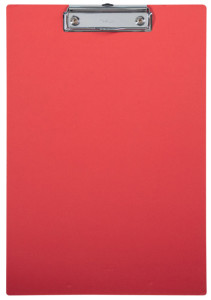 MAUL Porte-bloc à pince MAULbalance, A4, carton, rouge