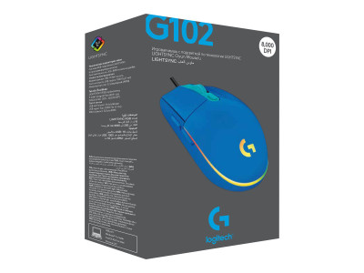 Logitech : G102 LIGHTSYNC BLUE EER