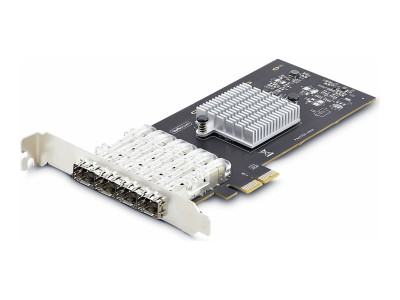 Startech : 4-PORT GBE SFP NETWORK card - FIBER OPTIC GIGABIT NIC/CONTROLL