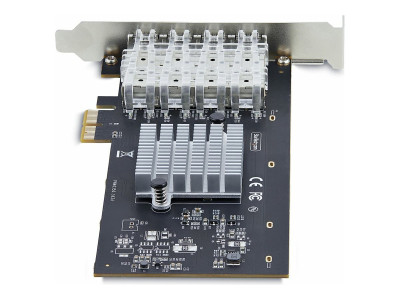 Startech : 4-PORT GBE SFP NETWORK card - FIBER OPTIC GIGABIT NIC/CONTROLL