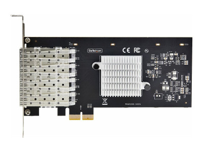 Startech : 4-PORT GBE SFP NETWORK card - FIBER OPTIC GIGABIT NIC/CONTROLL