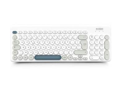 Urban Factory : ONLEE COLOR: FLAT WIRELESS KEYBOARD 2.4GHZ - WHITE/BLUE/GRE