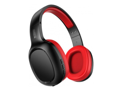 Urban Factory : BLUETOOTH 5.1 RECHARGEABLE ON-EAR HEADSET - BLACK/RED