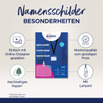 AVERY Porte-badges, 90 x 60 mm, avec tour de cou AVERY Porte-badges, 90 x 60 mm, avec tour de cou