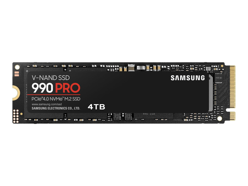 Samsung : SSD 4TB 990 PRO PCIE 4.0 X4 NVME 2.0 M.2 2280