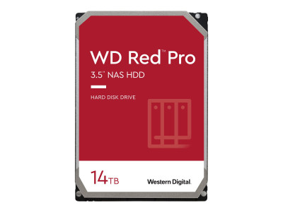 Western Digital : 14TB RED PRO 512Mo CMR 3.5IN SATA 6GB/S