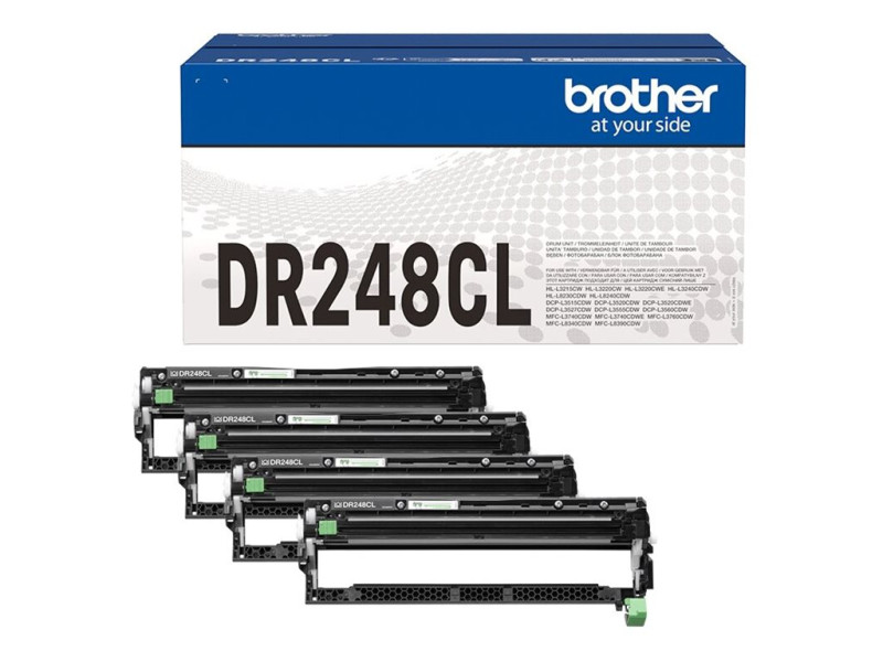 Brother DR248CL Kit tambour 30000 pages pour HL-L3220CW, HL-L3240CDW, MFC-L3760CDW, MFC-L8390CDW