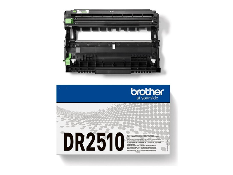 Brother : DR2510 BLACK DRUM UNIT SINGLE PACK. PRINTS 15000 PAGES. (ORDER