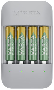 VARTA Chargeur ECO Charger Pro Recycled, avec 4x Micro AA