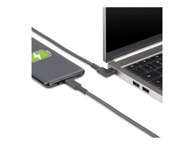 Startech : RUGGED RIGHT ANGLE USB-C cable USB C TO C cable - 90 DEGREES