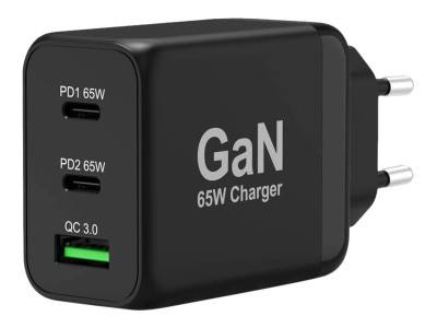 Port Technology : POWER SUPPLY 65 W - TYPE C GAN - EU