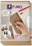 FIMO SOFT Kit de pâte à modeler WOOD EFFECT, à cuire au four