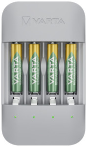 VARTA Chargeur ECO Charger Pro Recycled, avec 4x Micro AAA