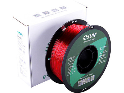 Esun ETPU-95A 1,75mm CLEAR RED 1kg ESUN 3D FILAMENT