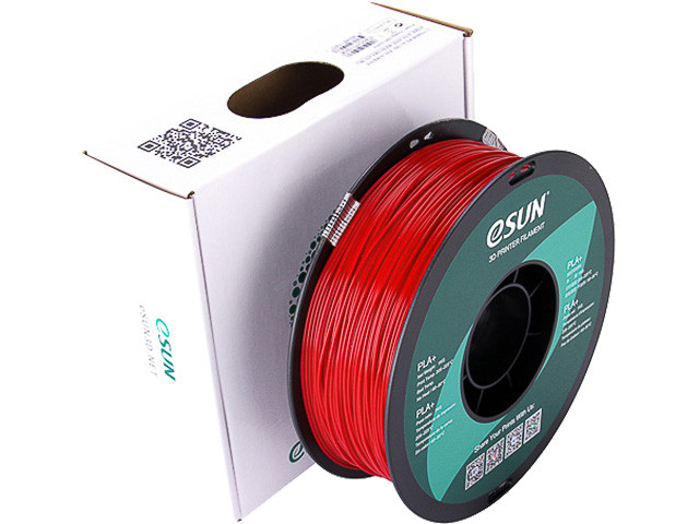 Esun PLA+ 1,75mm FIRE ENG. RED 1kg ESUN 3D FILAMENT