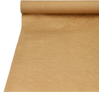 PAPSTAR Nappe de table damassée, (l)1,0 x (L)25 m, naturel