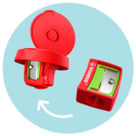 STABILO Taille-crayonà réservoir woody 3 en 1, rouge STABILO Taille-crayonà réservoir woody 3 en 1, rouge