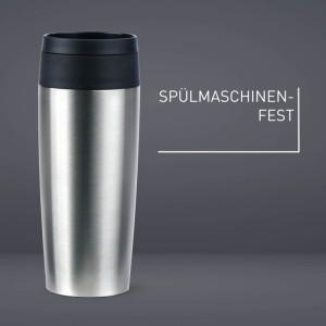 emsa Gobelet isotherme TRAVEL MUG Classic, 0.36 L., inox