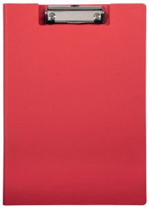 MAUL Porte-bloc à pince MAULpoly, plastifié A4, rouge