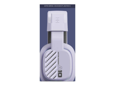 Logitech : ASTRO A10 WIRED HEADSET OVER-EAR/3.5MM - ASTEROID / LILA