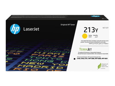 HP : HP 213Y Yellow cartouche toner LaserJet