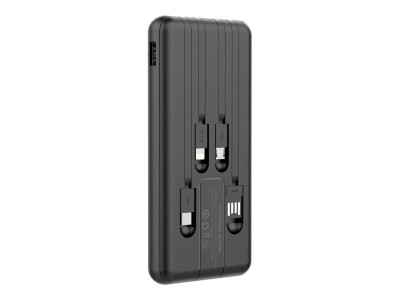 DLH : EXTERNAL batterie 10000MAH USB-C/APPLE LIGHTNING/MICRO USB