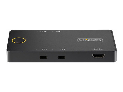 Startech : USB-C KVM SWITCH 4K 60HZ -DUAL 100W PD PASS-THROUGH