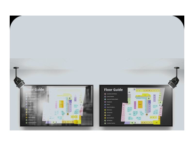 Samsung : QM43C 43IN UHD 3840X2160 (16:9) 500 24/7 VA/IPS SSSP 10.0 TIZEN