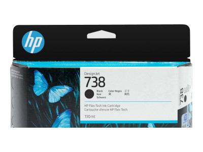 HP : 738 130-ML BLACK DesignJet cartouche d'encre