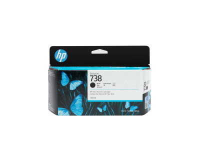 HP : 738 130-ML BLACK DesignJet cartouche d'encre