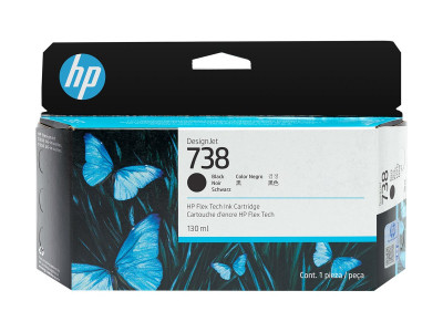 HP : 738 130-ML BLACK DesignJet cartouche d'encre