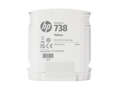 HP : 738 130-ML YELLOW DesignJet cartouche d'encre