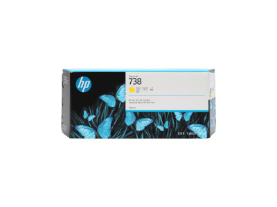 HP : 738 300-ML YELLOW DesignJet cartouche d'encre