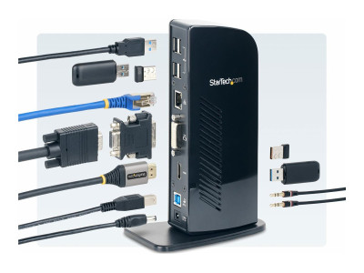 Startech : STATION D ACCUEIL ORDINATEUR USB 3.0 HDMI/DVI
