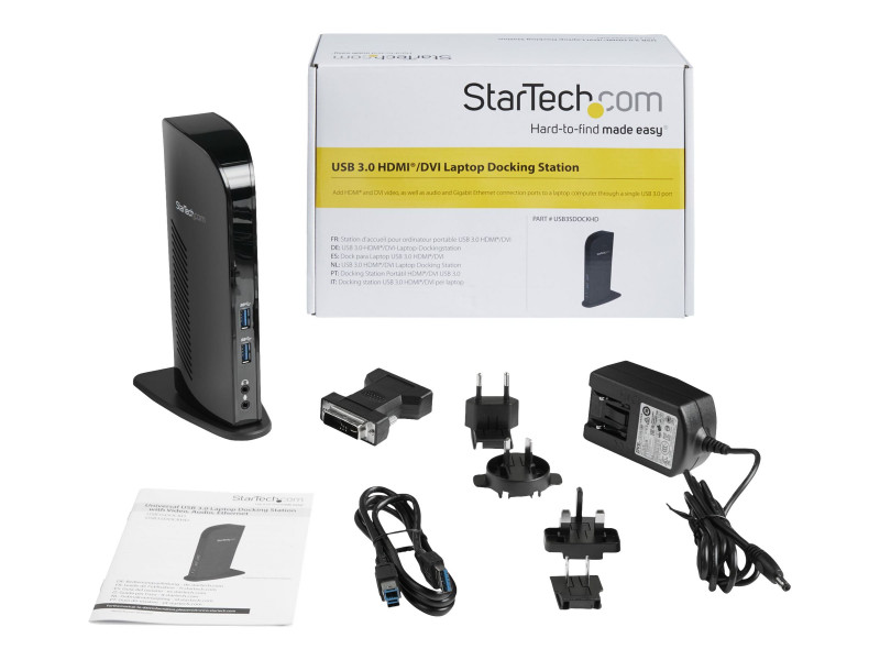 Startech : STATION D ACCUEIL ORDINATEUR USB 3.0 HDMI/DVI