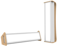 Lampe de luminothérapie LED UNILUX Dayvia MOBILLY, blanc/bambou Lampe de luminothérapie LED UNILUX Dayvia MOBILLY, blanc/bambou