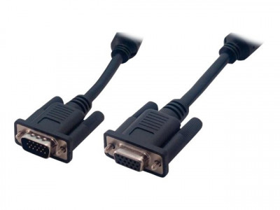 MCL Samar : RALLONGE S-VGA HD15 M SURBLINDE 3COAX+9FILS-2M NOIR