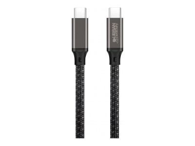 Urban Factory : CABLE de 2M USB-C VERS USB-C E-MARK 240W 10 GB