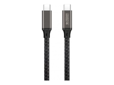 Urban Factory : CABLE de 2M USB-C VERS USB-C E-MARK 100W 10 GB