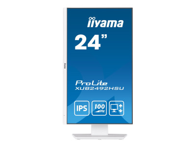 Iiyama : XUB2492HSU-W6 23.8IN ULTRA THIN IPS PANEL 1920X1080 100HZ 0.4MS