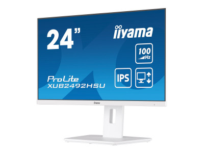 Iiyama : XUB2492HSU-W6 23.8IN ULTRA THIN IPS PANEL 1920X1080 100HZ 0.4MS