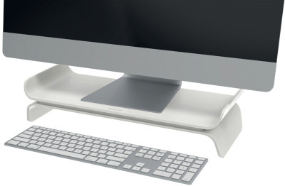 LEITZ Support pour écran Ergo, en plastique, gris clair