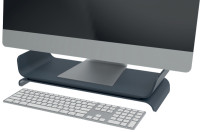 LEITZ Support pour écran Ergo, en plastique, gris velours LEITZ Support pour écran Ergo, en plastique, gris velours
